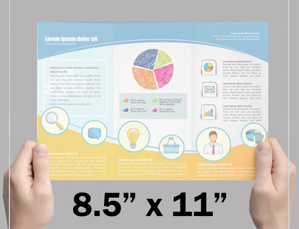 Brochures / Menus: 8.5 x 11