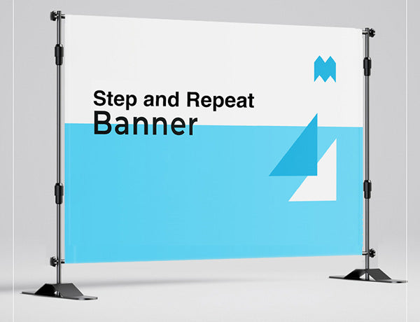 Step and Repeat Banners with Stand